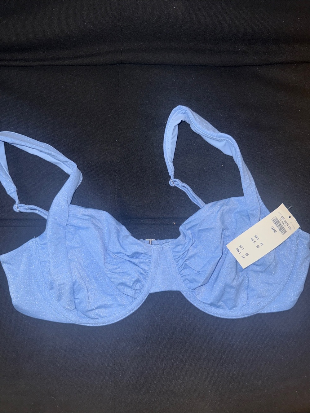 Blue bikini top - Abercrombie & Fitch - NWT